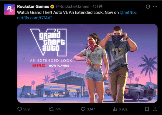 GTA6加长前瞻节目上线：27分钟实机首曝，全面解析玩法与开放世界