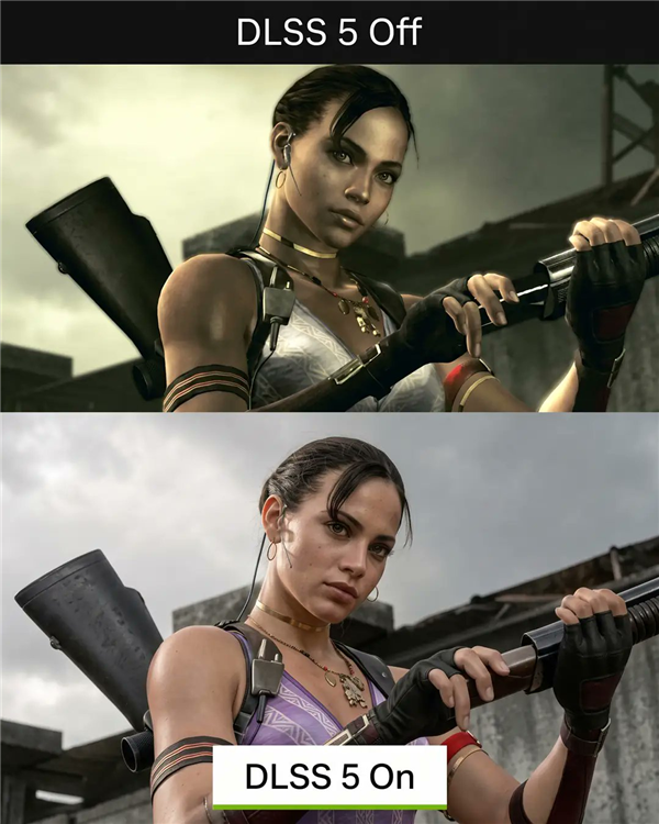 DLSS5赋能老游戏视觉重生：玩家魔改生化危机5实现4K光追重制