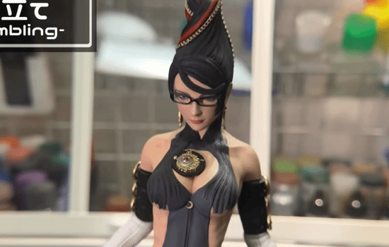 ヨンケル独立完成贝优妮塔3D打印手办，精准还原魔女时间与黑发战力